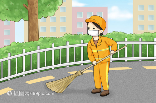 掃地的清潔工 城市背后的無聲守護(hù)者